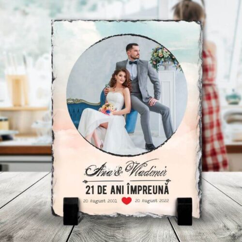 Ardezie Personalizata 21 de ani impreună