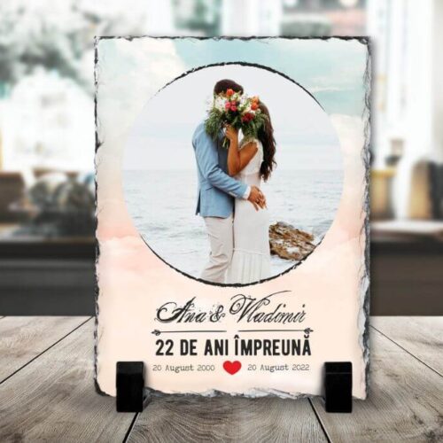 Ardezie Personalizata 22 de ani impreună