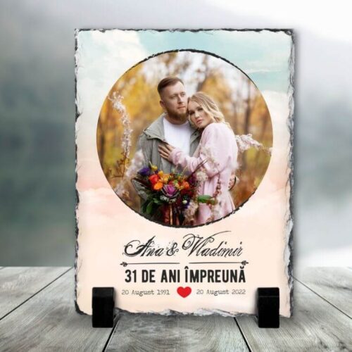 Ardezie Personalizata 31 de ani impreună