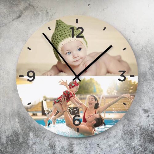 Ceas Personalizat cu 2 poze