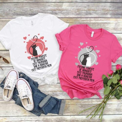 Set Tricouri Fiecare Poveste de Dragoste