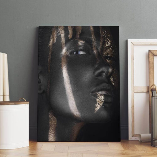 Tablou canvas Gold Face Four