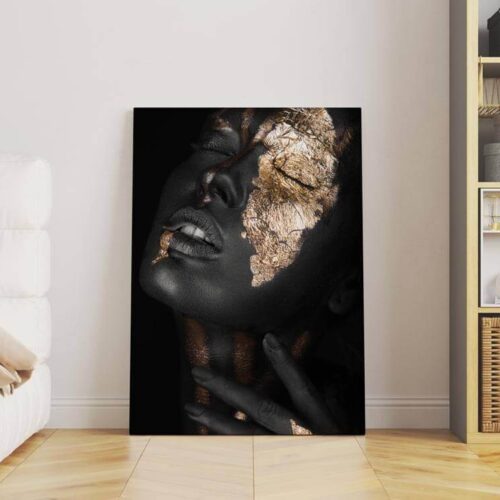 Tablou canvas Gold Face One