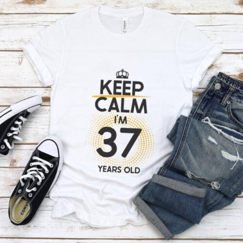 Tricou Keep Calm I’m 37 Years Old