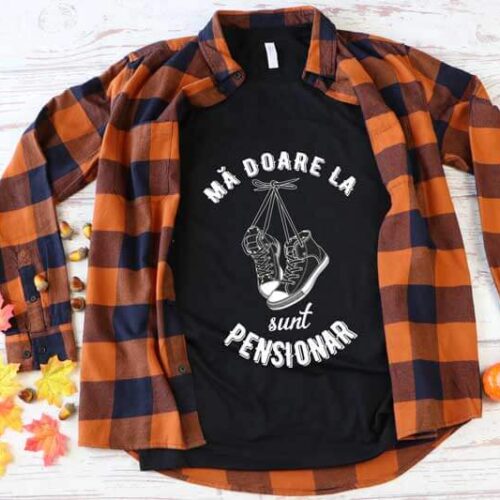 Tricou Mă doare la bascheți sunt pensionar