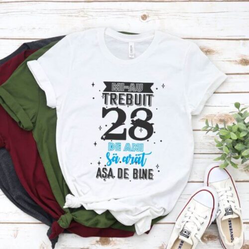 Tricou Mi-au trebuit 28 de ani sa arat asa de bine Model2