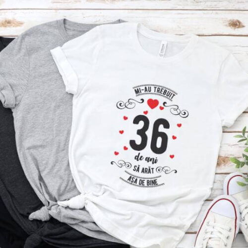 Tricou Mi-au trebuit 36 de ani sa arat asa de bine Model3