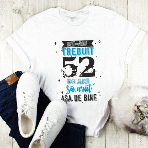 Tricou Mi-au trebuit 52 de ani sa arat asa de bine Model2