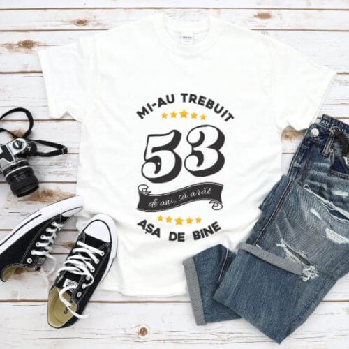 Tricou Mi-au trebuit 53 de ani sa arat asa de bine Model6