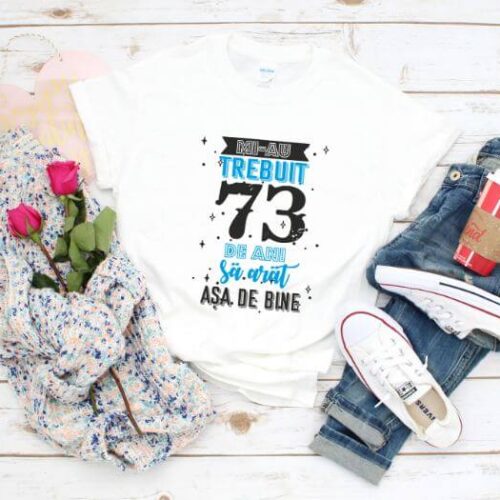 Tricou Mi-au trebuit 73 de ani sa arat asa de bine Model2