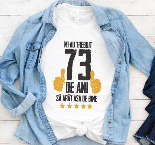 Tricou Mi-au trebuit 73 de ani sa arat asa de bine Model5