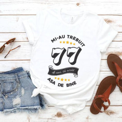 Tricou Mi-au trebuit 77 de ani sa arat asa de bine Model6