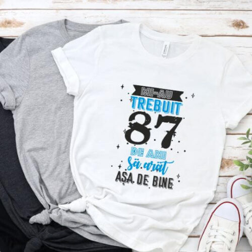 Tricou Mi-au trebuit 87 de ani sa arat asa de bine Model2
