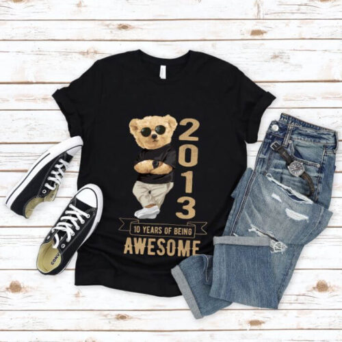 Tricou Personalizat 10 years of being awesome