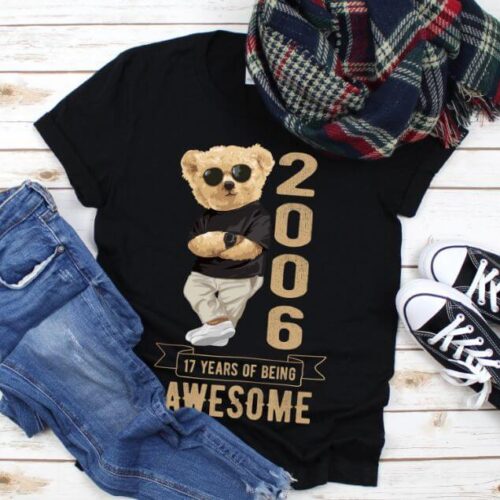 Tricou Personalizat 17 years of being awesome