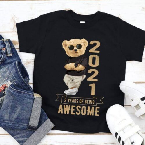 Tricou Personalizat 2 years of being awesome