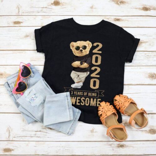 Tricou Personalizat 3 years of being awesome