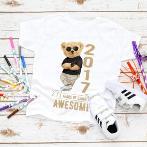 Tricou Personalizat 6 years of being awesome