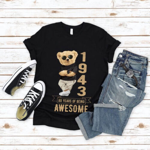 Tricou Personalizat 80 years of being awesome