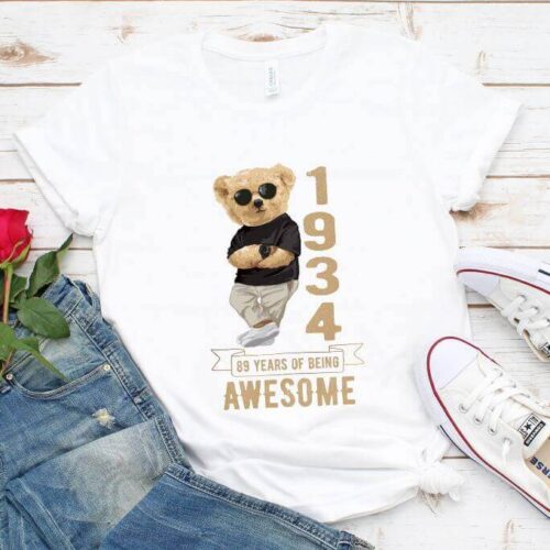 Tricou Personalizat 89 years of being awesome