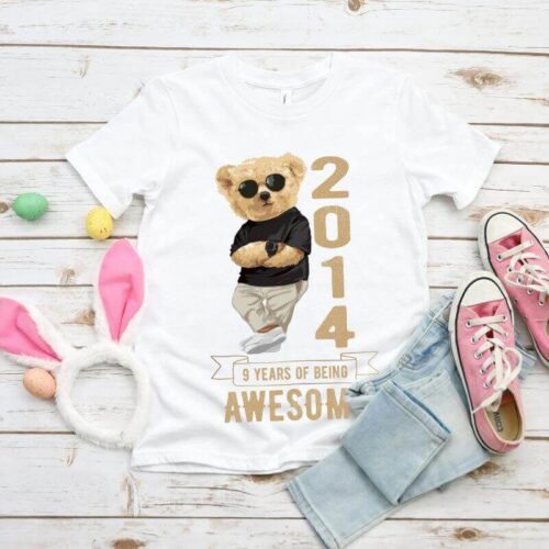 Tricou Personalizat 9 years of being awesome