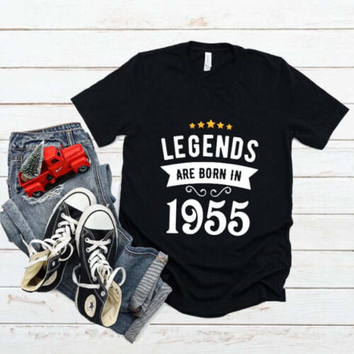 Tricou Personalizat Legends are born in 1955