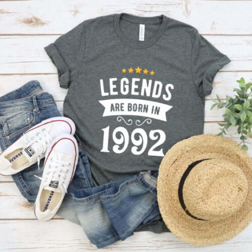 Tricou Personalizat Legends are born in 1992