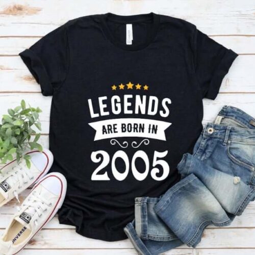 Tricou Personalizat Legends are born in 2005