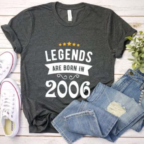 Tricou Personalizat Legends are born in 2006