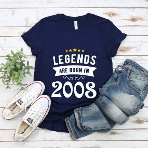 Tricou Personalizat Legends are born in 2008