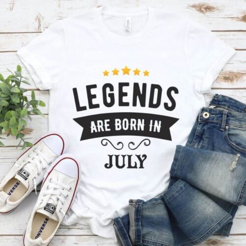 Tricou Legends are born in July