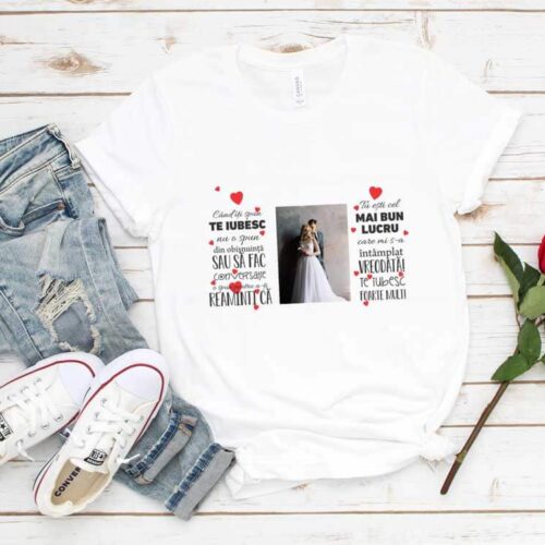 Tricou Personalizat Te iubesc!