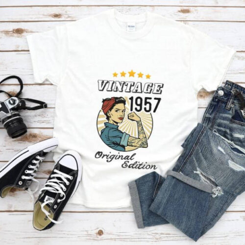 Tricou Personalizat Vintage 1957 Original Edition