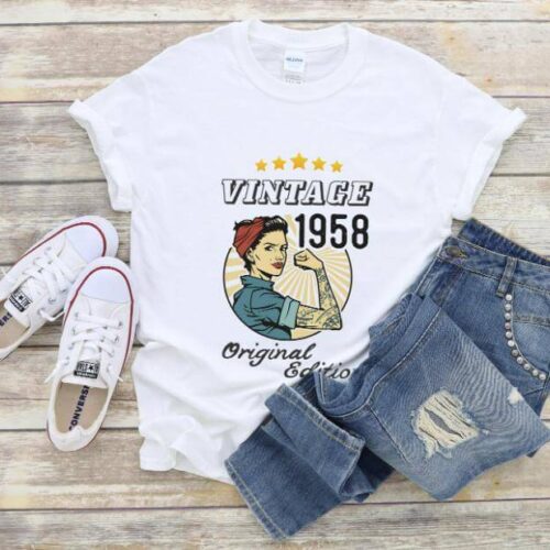 Tricou Personalizat Vintage 1958 Original Edition