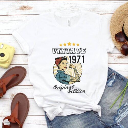 Tricou Personalizat Vintage 1971 Original Edition