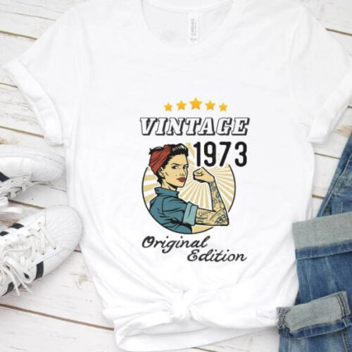 Tricou Personalizat Vintage 1973 Original Edition