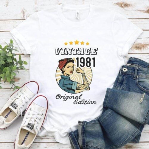 Tricou Personalizat Vintage 1981 Original Edition