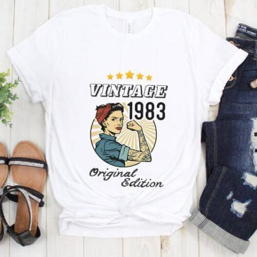 Tricou Personalizat Vintage 1983 Original Edition