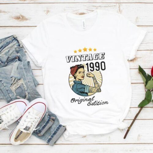 Tricou Personalizat Vintage 1990 Original Edition