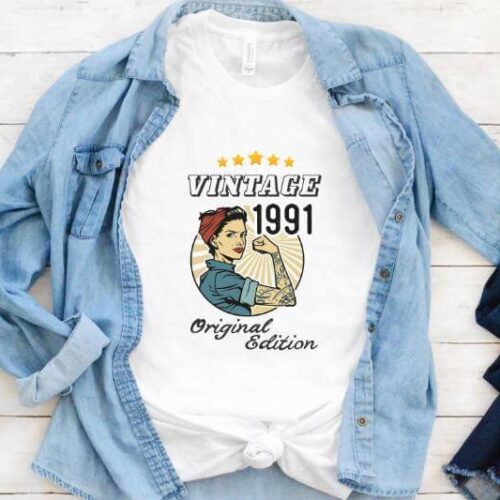 Tricou Personalizat Vintage 1991 Original Edition