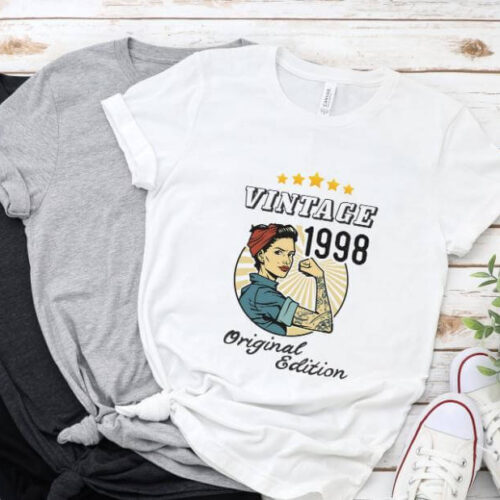 Tricou Personalizat Vintage 1998 Original Edition