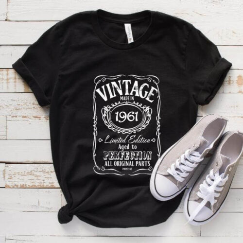 Tricou Personalizat Vintage Made In 1961 Aged to Perfection