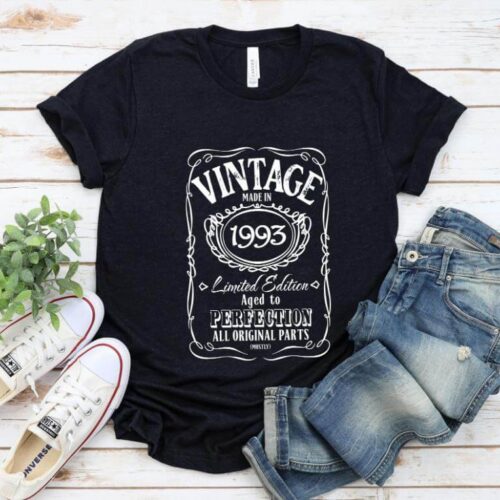 Tricou Personalizat Vintage Made In 1993 Aged to Perfection