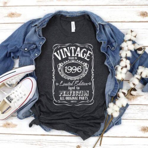 Tricou Personalizat Vintage Made In 1996 Aged to Perfection