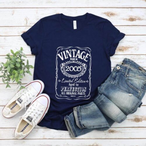 Tricou Personalizat Vintage Made In 2005 Aged to Perfection