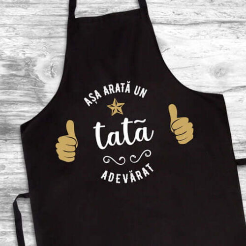 Șorț Personalizat Așa arată un Tată adevărat