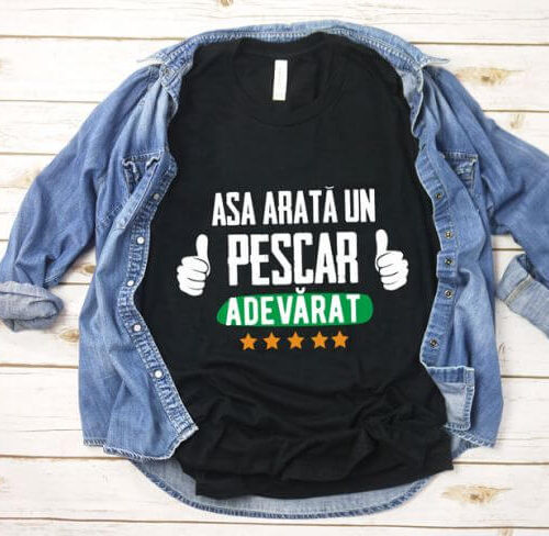 Tricou Așa Arată Un Pescar Adevărat
