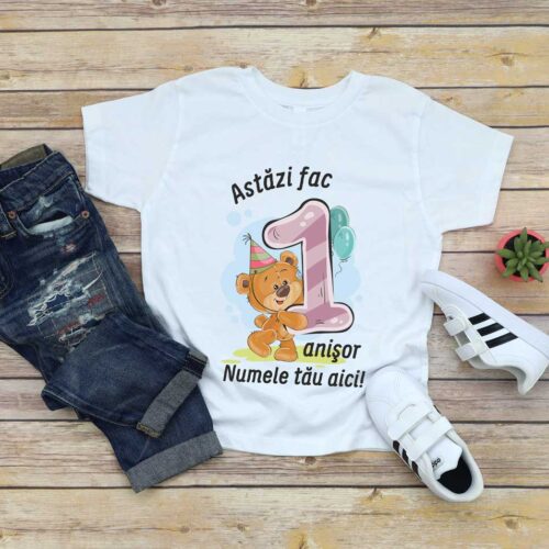 Tricou personalizat Astăzi fac 1 anișor