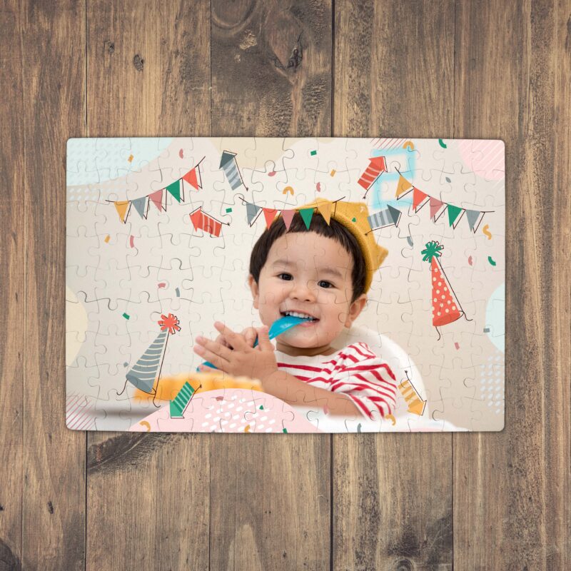 Puzzle Personalizat Magnetic - 96 de piese, 20x28 cm, o poza cu tema onomastica, PZ014