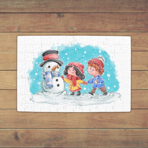 Puzzle Personalizat Magnetic - 96 de piese, 20x28 cm, o poza simpla, PZ017